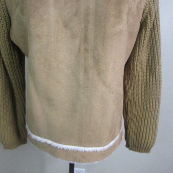 By Design Sport Coat L Brown White Full Zip - Picture 14 of 16